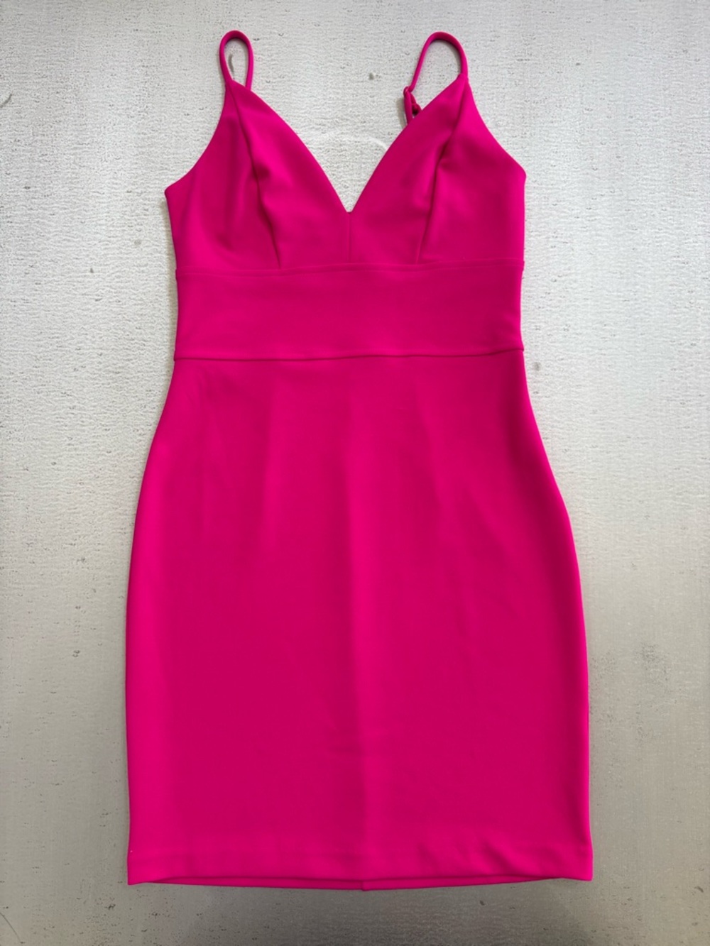 Express Hot Pink Spaghetti-Strap Mini Dress